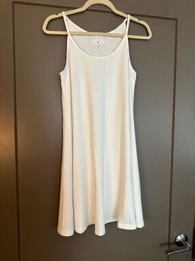 LOFT White Spaghetti Strap Dress Size XS Minimalist Summer